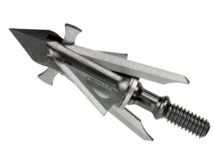 Muzzy Trocar 4-Blade HB-Hybrid Crossbow Broadhead 1" X 1 5/8" Cut 100 gr 3/pk