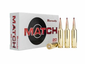 Hornady ELD Match Rifle Ammunition 25 Creedmoor 134gr PT 2800 fps 20/ct