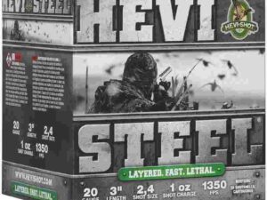 HEVI-Shot HEVI-Steel Layered Shotshells 20ga 3" 1-3/8oz 1350 fps #24 25/ct