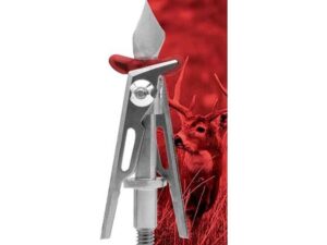 SIK 2-Blade Expandable SK2 Crossbow Broadhead 2-inch Offset Entry - Red/Silver