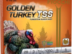 FIOCCHI GOLDEN TURKEY TSS 28GA - 3" 1-1/16OZ #9 5RD 10BX/CS