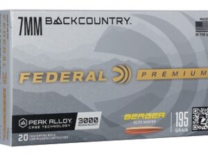 FED GLD MDL BERG 7MM BC 195GR 20/200