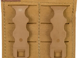 GREY GHOST DOUBLE PISTOL MAGNA - MAG POUCH LAMINATE COYOTE BRN
