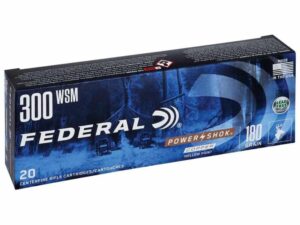 Federal Copper Power-Shok Rifle Ammunition .300 WSM 180 gr CHP 20/ct