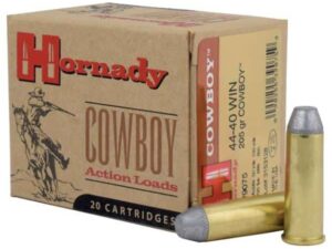 Hornady Cowboy Handgun Ammunition .44-40 Win 205 gr RNFP 725 fps 20/ct