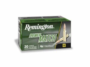 Remington Premier Match Rifle Ammunition .223 Rem 52gr OTM 3200 fps 20/ct