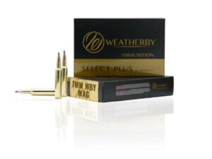 Weatherby Select Plus Rifle Ammunition 7mm Wby Mag 160 gr Swift A-Frame 20/ct