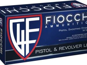 FIOCCHI 357 MAG 158GR JHP - 50RD 20BX/CS