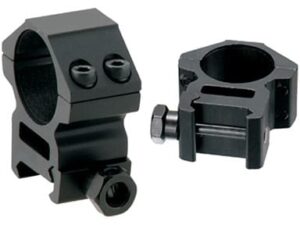 UTG RINGS 1" MEDIUM PROFILE - MATTE BLACK PICATINNY/WEAVER