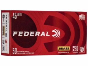 FEDERAL CHAMPION 45ACP 230GR FMJ