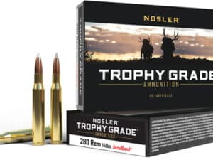 NOSLER TROPHY 280 REM 140GR - ACCUBOND TIP 20RD 10BX/CS