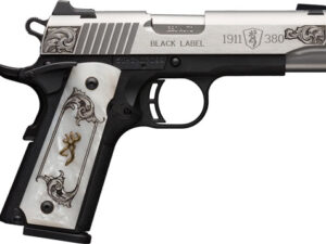 BROWNING 1911-380 SS/ENGRAVED - 380ACP FS 4.25" WHITE PEARL