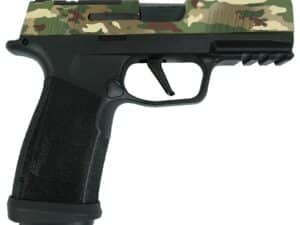 Sig Sauer P365 "MuiltiCam" XMACRO TACOPS Handgun 9mm Luger 17rd Magazines(4) 3.7" Barrel Black Grip