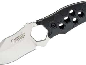 CAMILLUS COMB FIXED BLADE - 3.5" SS BLADE HONEYCOMB BLACK