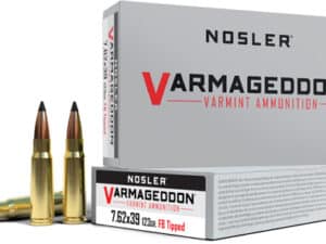 NOSLER VARMAGEDDON 7.62X39 - 123GR FBT 20RD 10BX/CS