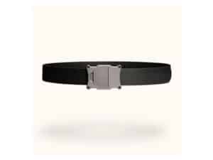 APOGEE BELT - GRAY BUCKLE, BLACK BELT, FULLY ADJUSTABLE, 50"