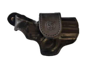 Bond Arms Leather Driving Holster RH 3.5" Barrel Black with Black Stitching