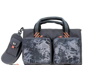 G-Outdoors Double Pistol Range Bag with Mag Storage and Glasses Case Grey