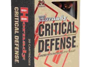 Hornady Critical Defense Handgun Ammo .45 ACP 185 gr FTX 1000 fps 20/ct