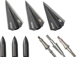 Bear Archery RazorHead VWS Single Bevel Broadhead Kit - Black