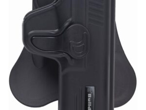 Bulldog Rapid Release Polymer Holster with Paddle Fits Compact 1911 Style Autos Black RH