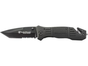 Smith & Wesson Extreme Ops Drop Point Folding Knife 3.3" Blade Black