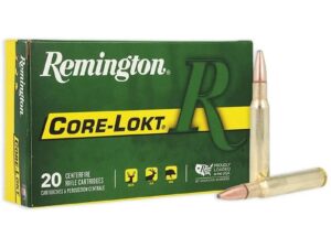 Remington Core-Lokt Rifle Ammunition .30-06 Sprg 180 gr PSP 2700 fps 20/ct