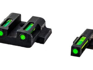 HIVIZ H3 NS S&W M&P SHIELD G/G WH