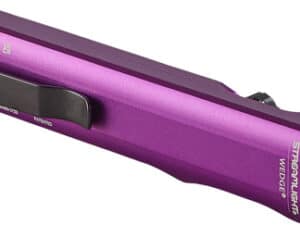 STREAMLIGHT WEDGE CARRY LIGHT - WHITE EDC PURPLE W/POCKET CLIP