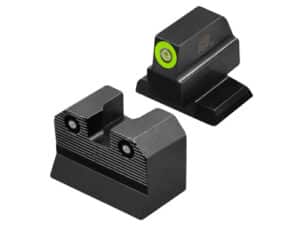 R3D 2.0 SUPPRESSOR HEIGHT NIGHT SIGHTS - BLACK, HK VP9 OR, FRONT GREEN CIRCLE