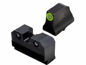 R3D 2.0 SUPPRESSOR HEIGHT NIGHT SIGHTS - GLOCK 20/21, GREEN TRITIUM