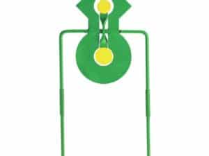 Champion .22 Double Reaction Metal Spinner Target Green Yellow Box