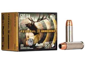 Federal Premium Vital-Shok Handgun Ammunition .500 S&W 325 gr SAF 1800 fps 20/box