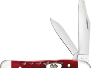 CASE KNIVES POCKET WORN OLD - RED BONE CORN COB JIG PEANUT