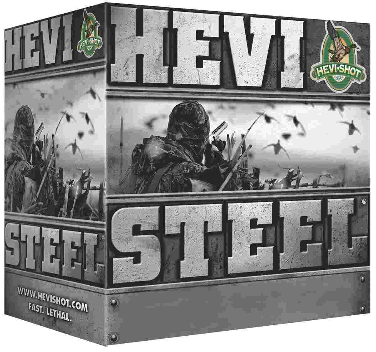 HEVI-Shot HEVI-Steel Shotshells 12 ga 3-1/2" 1-3/8 oz 1550 fps #3 25/Box