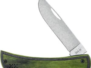 CASE KNIVES CROSSROADS SERIES - GREEN/BLACK LAM SOD BUSTER JR