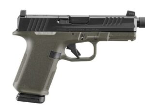RUGER RXM 9MM LUGER 4.5" ADJ - 15-SHOT OD GREEN GRIP THREADED