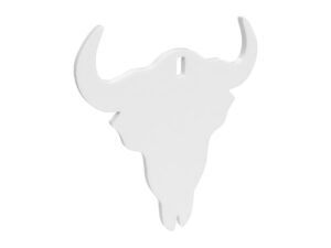 Birchwood Casey AR500 3/8" Steel 1 Hole Animal Silhouette Target - Skull 1/ct
