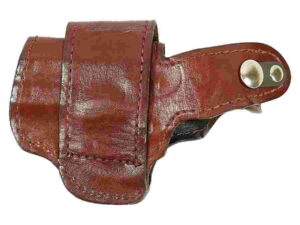 Bond Arms Leather Driving Holster RH 3" Barrel Brown with Henna Stitching