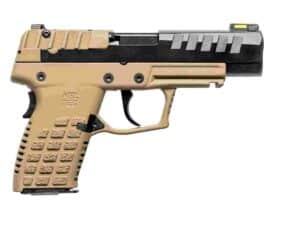 Kel-Tec CA Compliant P15 Handgun 9mm Luger 10rd Magazine 4" Barrel Black Slide/Tan Grip