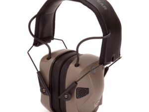 Pyramex Amp BT Electronic Earmuff 26dB Tan with Bluetooth