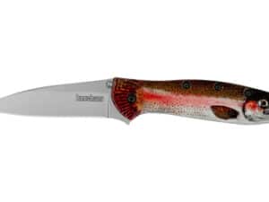 KERSHAW LEEK 3" RNBW TROUT/SILVER