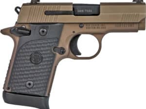 SIG P938 EMPEROR SCORPION 9MM - SAO (1)6RD&(1)7RD SIGLITE FDE