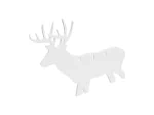 Birchwood Casey AR500 3/8" Silhouette Plate Target 3-Hole Deer