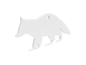 Birchwood Casey AR500 3/8" Steel 1 Hole Animal Silhouette Target - Raccoon 1/ct