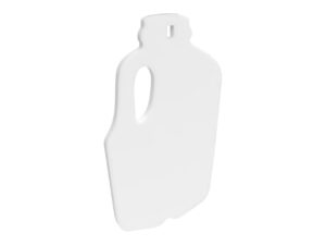 Birchwood Casey AR500 3/8" Silhouette Plate Target 1-Hole Milk Jug