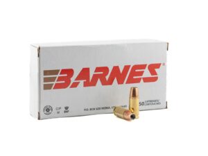 Barnes Defense Sierra JHP Handgun Ammunition 9mm Luger 115gr JHP 1135 fps 50/ct
