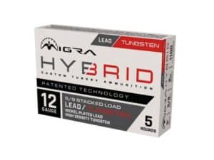 Migra Hybrid HD Tungsten/Nickel Plated Lead Stack Shotshells 12ga 3" 2oz 1100 fps #5 & #9 5/ct