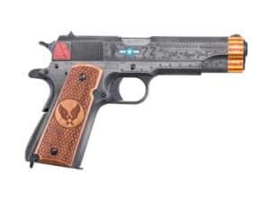 Auto-Ordnance Limited Edition "Red Tails" 1911 Handgun .45 Auto 7rd Magazine(1) 5'' Barrel Custom Wood Grips