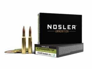 Nosler ETA Rifle Ammunition 6.5x55 120gr SP 2756 fps 20/ct